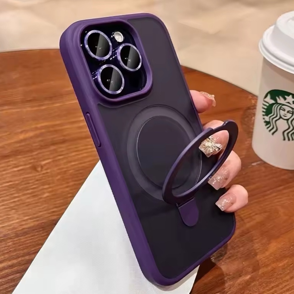 IPhone Case For 16 Plus With Magsafe Wireless Hard Bumper Cover Purple